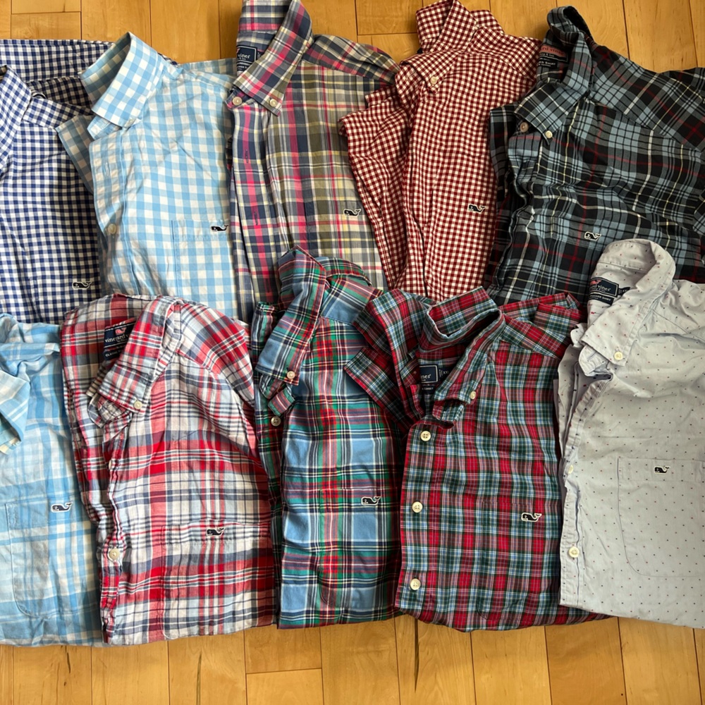 Vineyard Vines lot 10 Tucker dress shirts
